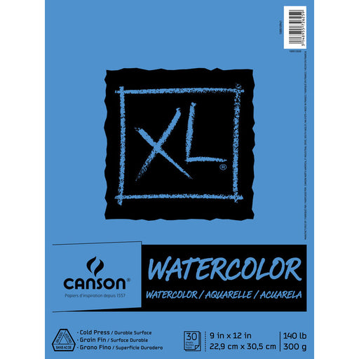 Cold Pressed Watercolor Paper Pad 2 Pack 48 Pages Total 300 Gram 140 Pound  25% Cotton 