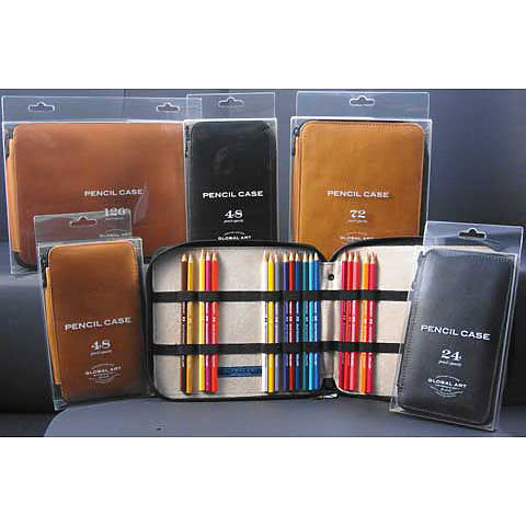 Global Genuine Leather Pencil Cases