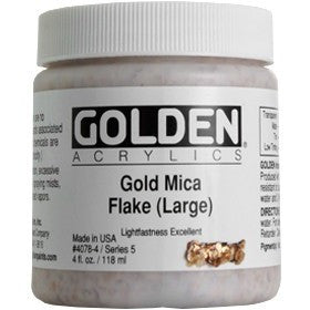 Golden Heavy Body Mica Flake Colours