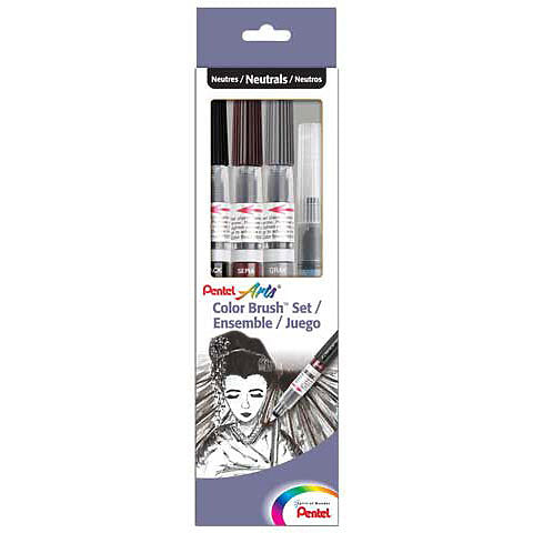 Pentel Colour Brush Set