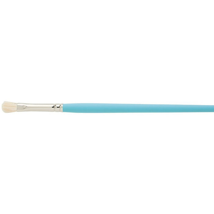 Princeton Velvetouch Synthetic Long Handle Series 3900 Brush, Filbert
