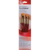 Princeton Real Value Brush Sets - Gold Synthetic Hair Sets